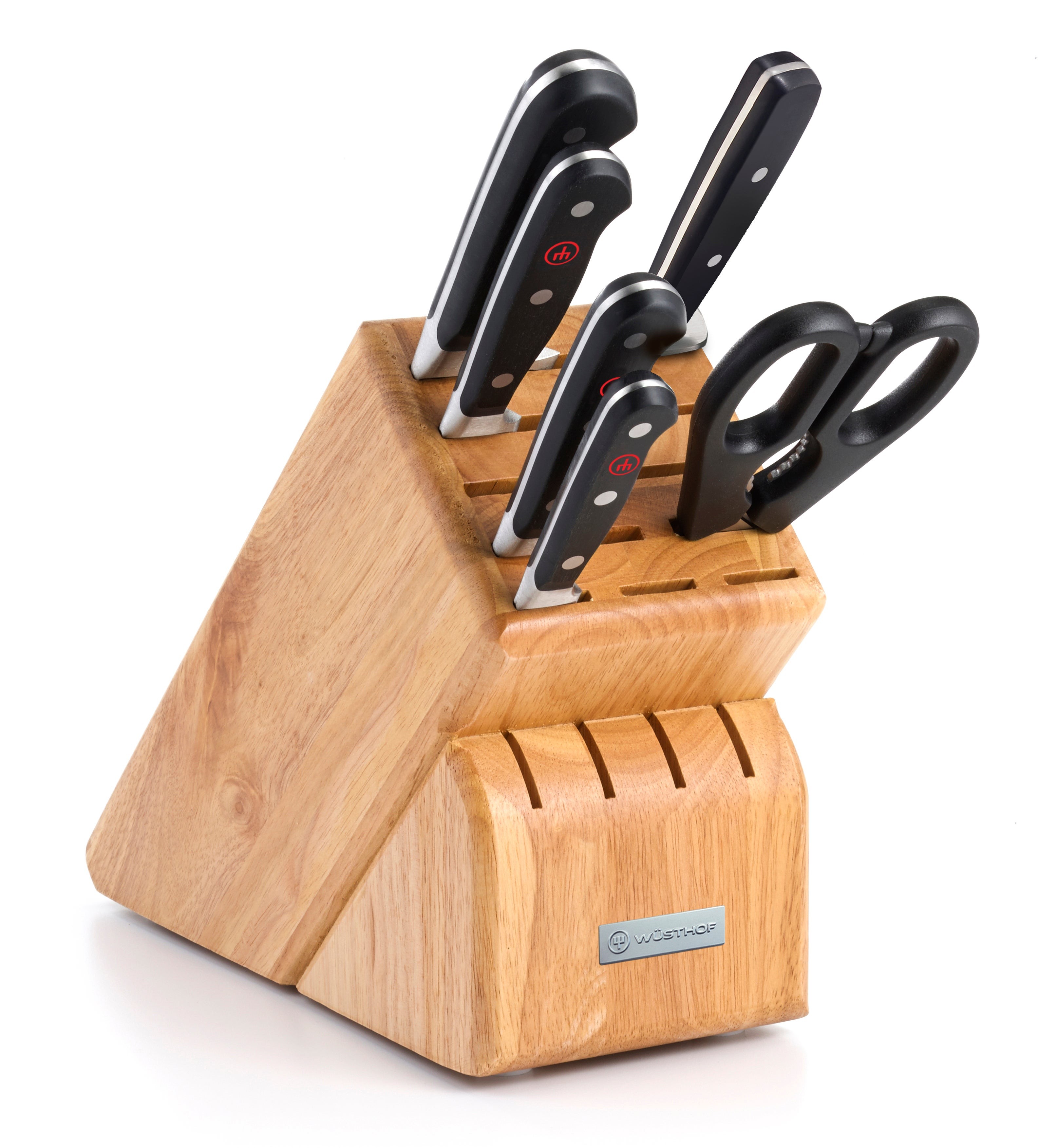 Classic 7pc Knife Block Set Black