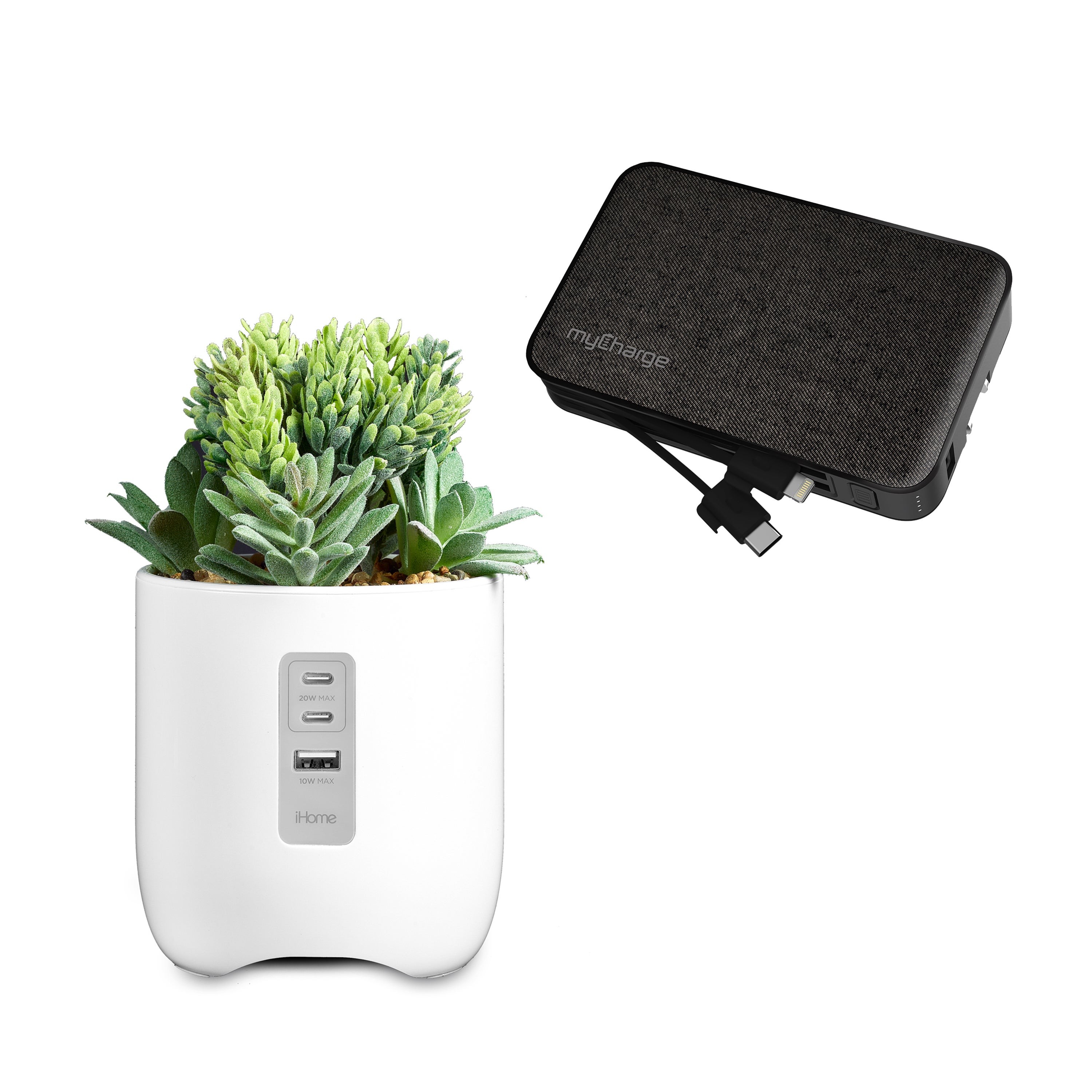 PowerHub Portable Charger w/ PowerPlant Charging Station