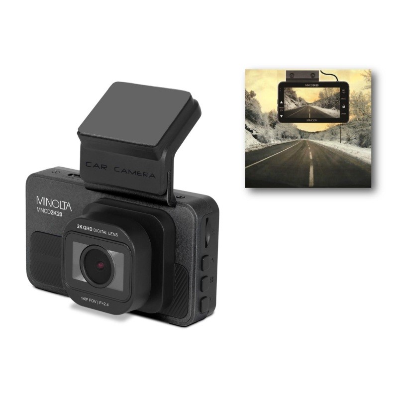 2.5K Quad HD Dashcam  W/3" LCD