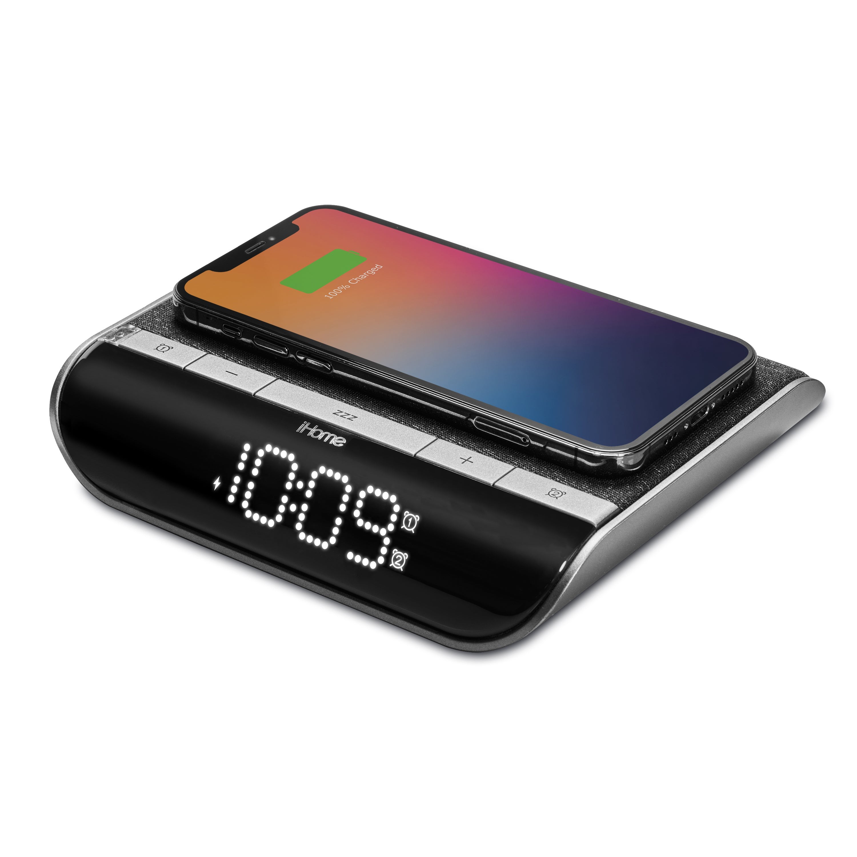 PowerValet Qi Charging Alarm Clock