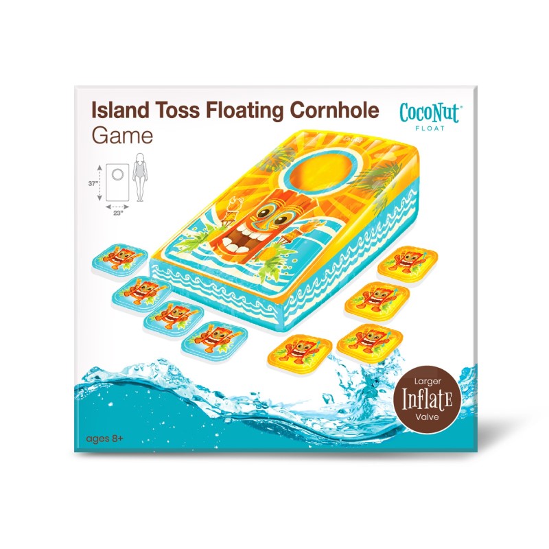 Island Toss Floating Cornhole Game