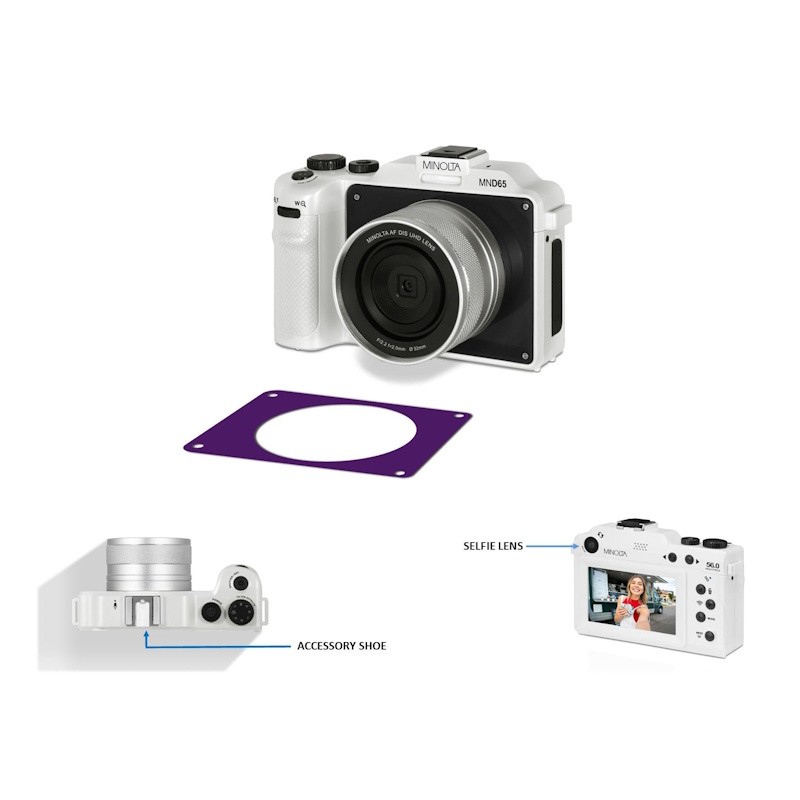 56MP/4K Autofocus Digital Camera - (White)