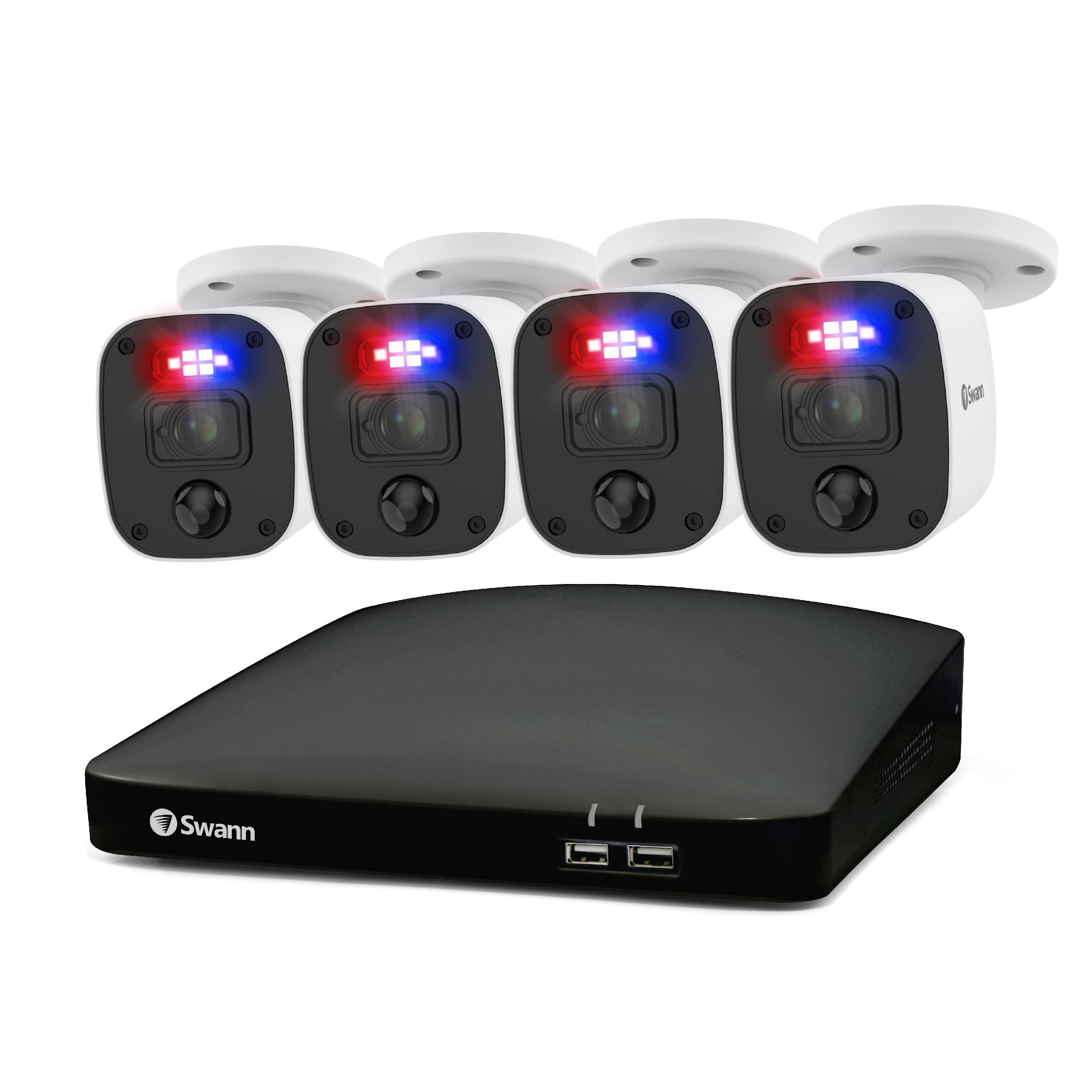 Enforcer 4 Camera 8 Channel 18080p Full HD DVR A/V Security System