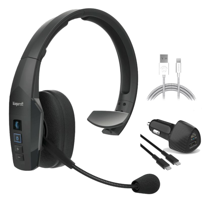 BlueParrott B450-XT Noise Canceling IP54-rated Headset - Trucking Bundle