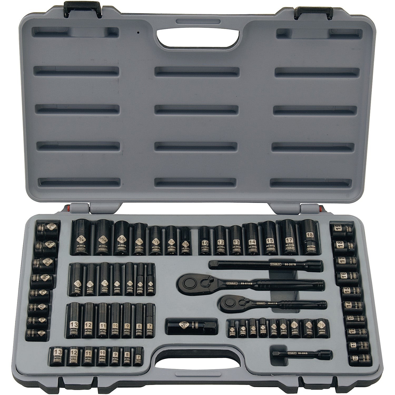 69pc Black Chrome Socket Set