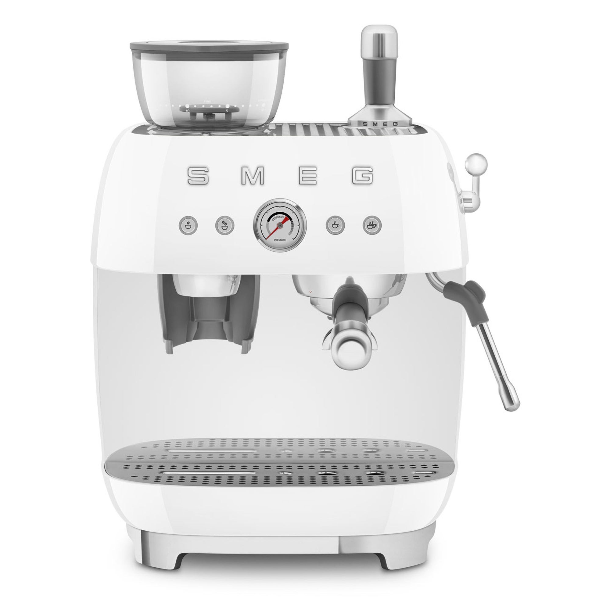 Semi-Automatic Espresso Machine White