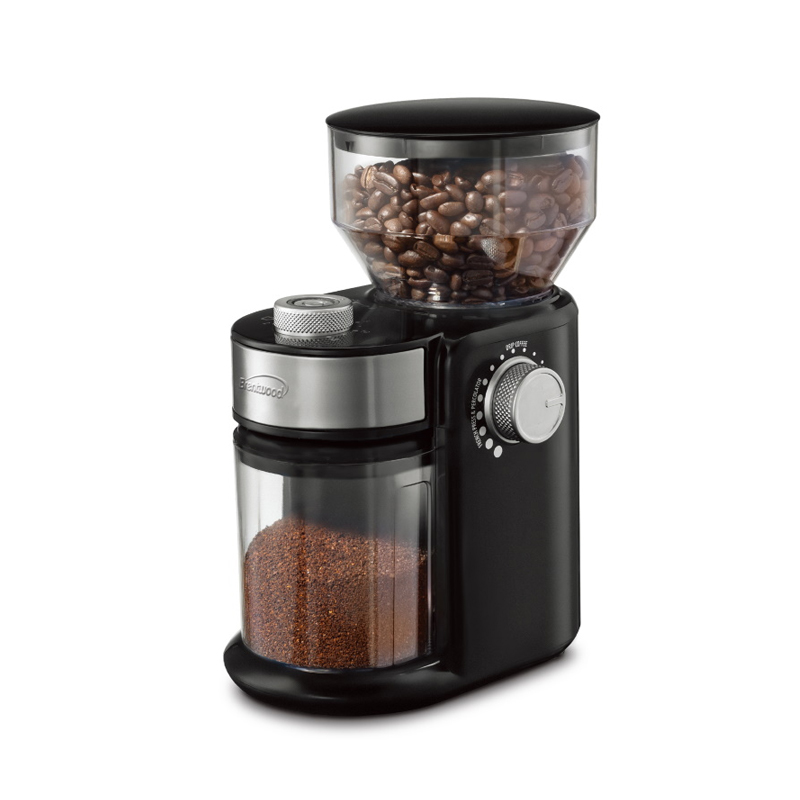 8 - Ounce Automatic Burr Coffee Bean Grinder Mill - (Black)