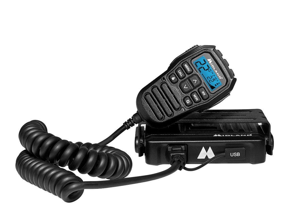 Micro Mobile 15W GMRS 2-Way Radio w/ Integrated Microphone