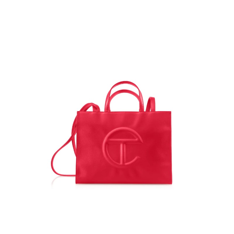 Medium Shopping Bag - Red