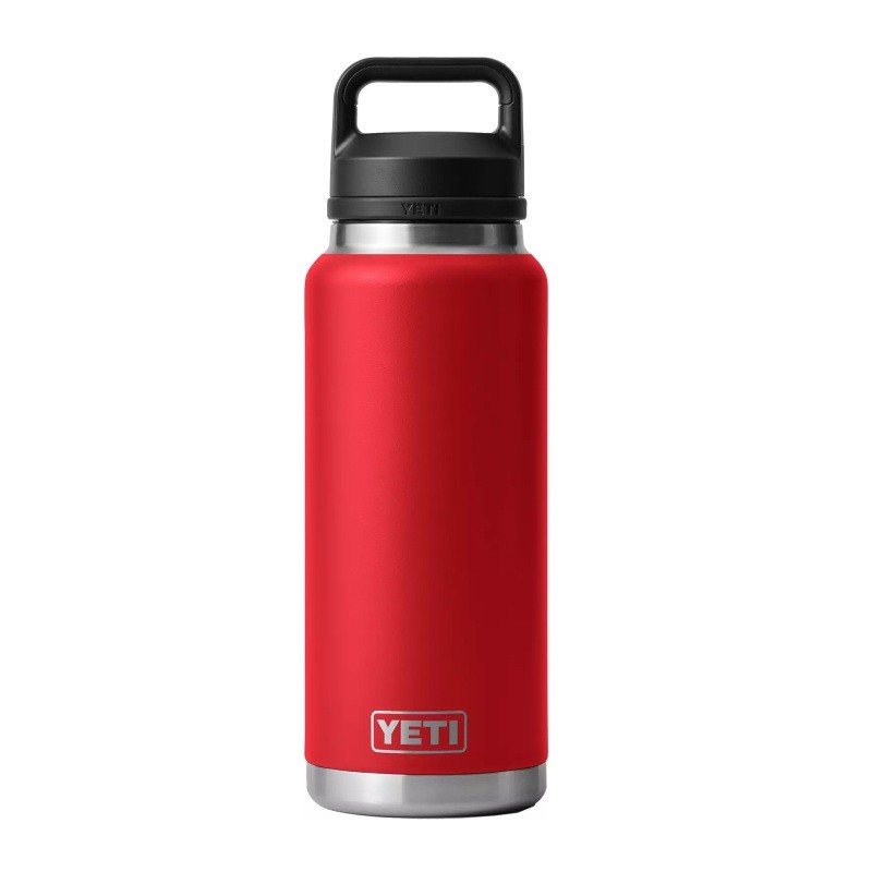 YETI Rambler 36 oz. Bottle with Chug Cap - RESCUE RED