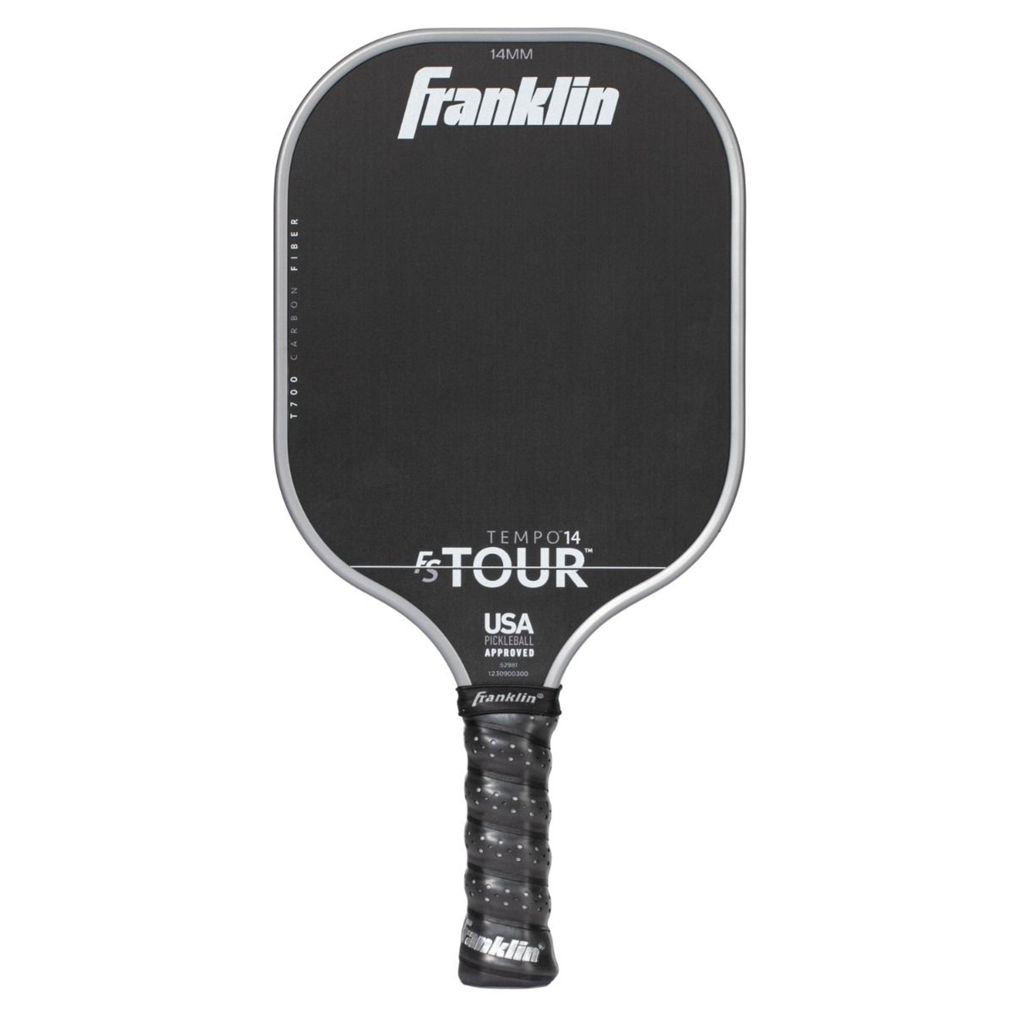FS Tour Tempo Series 14mm Traditional Pickleball Paddle Gray