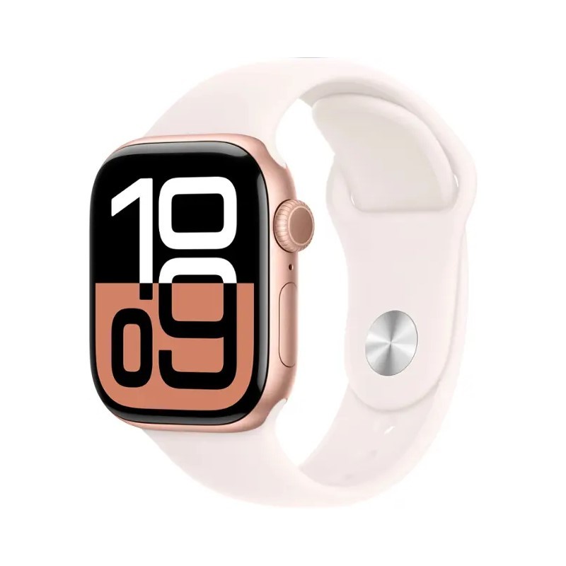 S10 GPS+Cell 42mm Watch M/L - (Light Blush Sport Band)