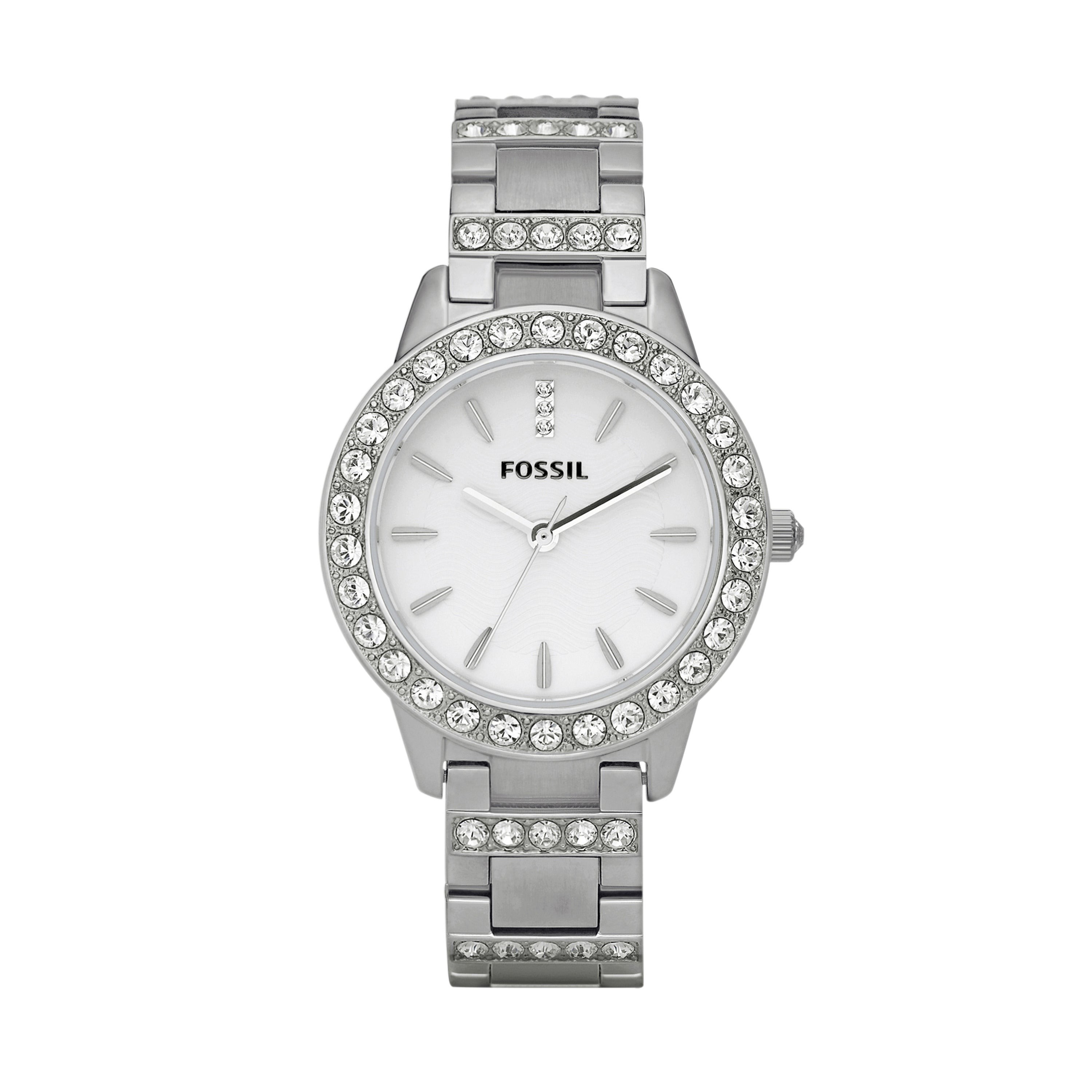 Ladies Jesse Stainless Steel Diamond Watch White Dial