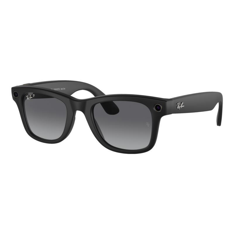 Meta Polarized Wayfarer Smart Glasses - Matte Black