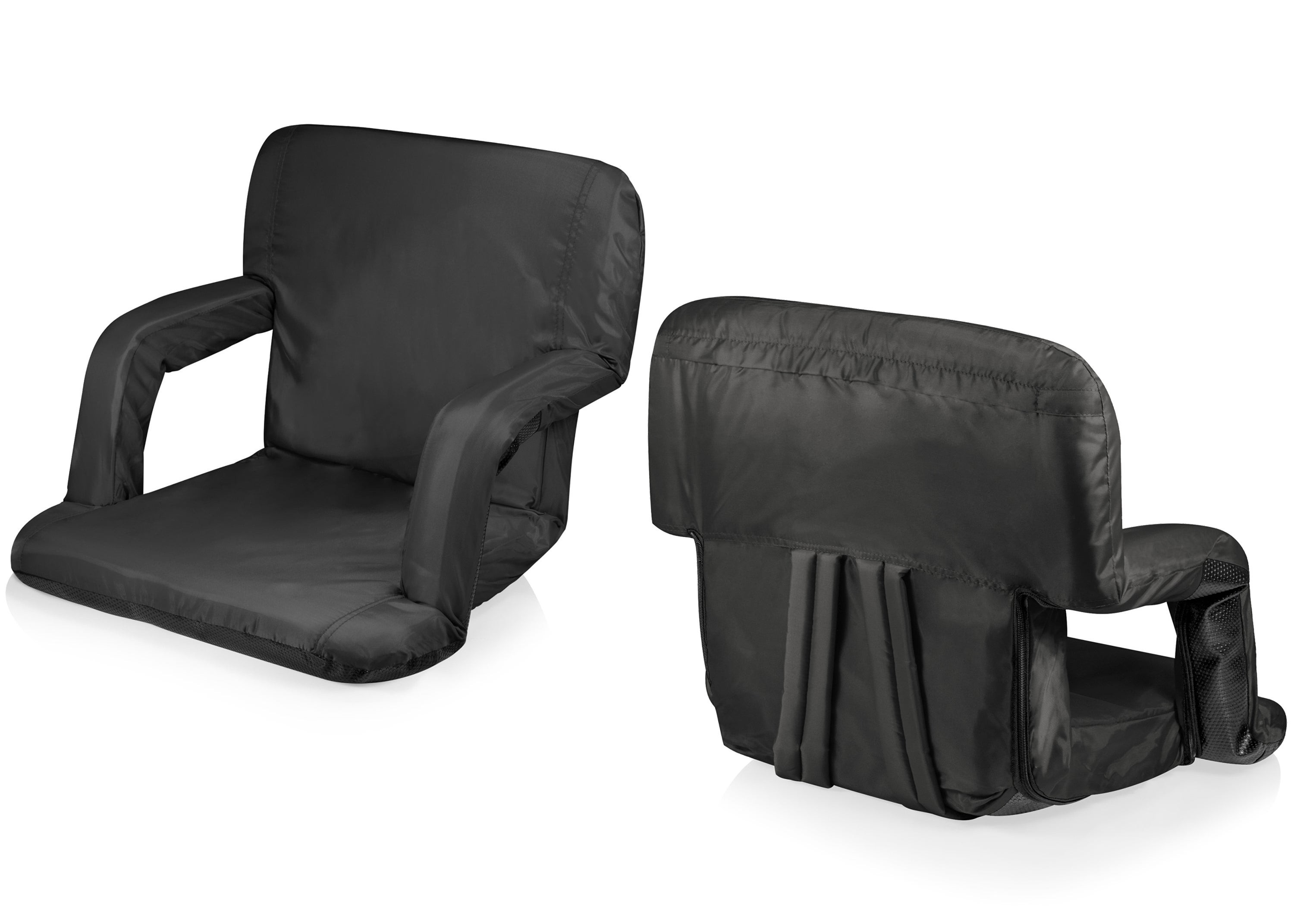 Ventura Portable Reclining Stadium Seat Black - Set of 2